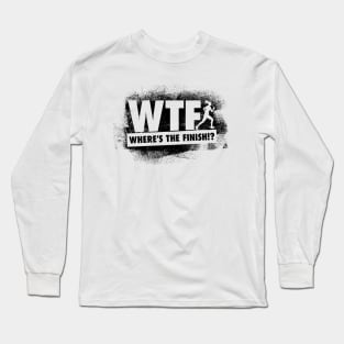 Where's The Finish - Female Runner Long Sleeve T-Shirt